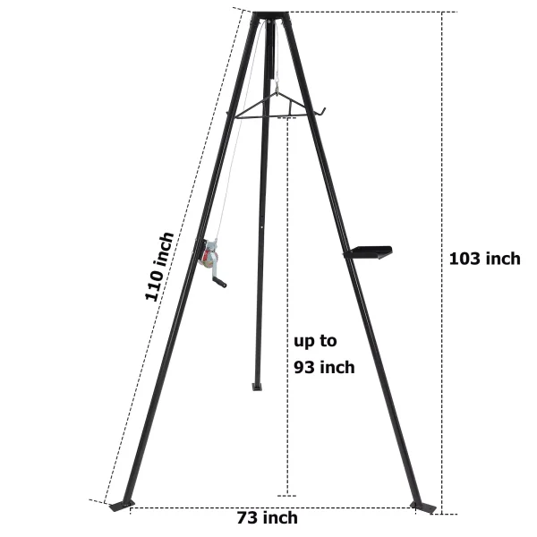 500LBS Deer Hanger for Skinning Deer Hoist - Image 2