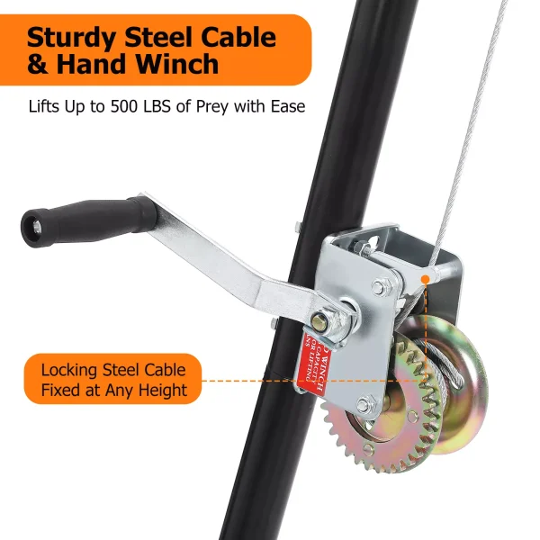 500LBS Deer Hanger for Skinning Deer Hoist - Image 6